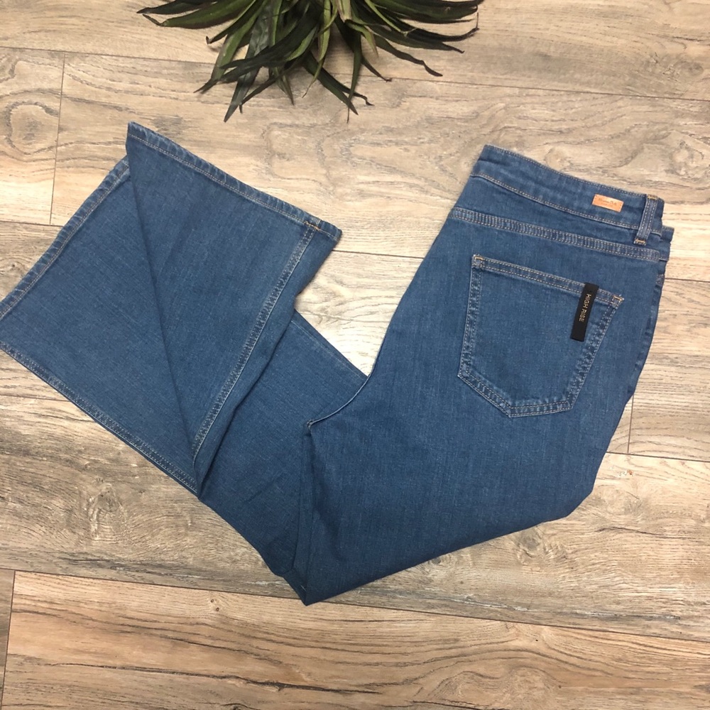 {Massimo Dutti} High Rise Bootcut Jean Size 12